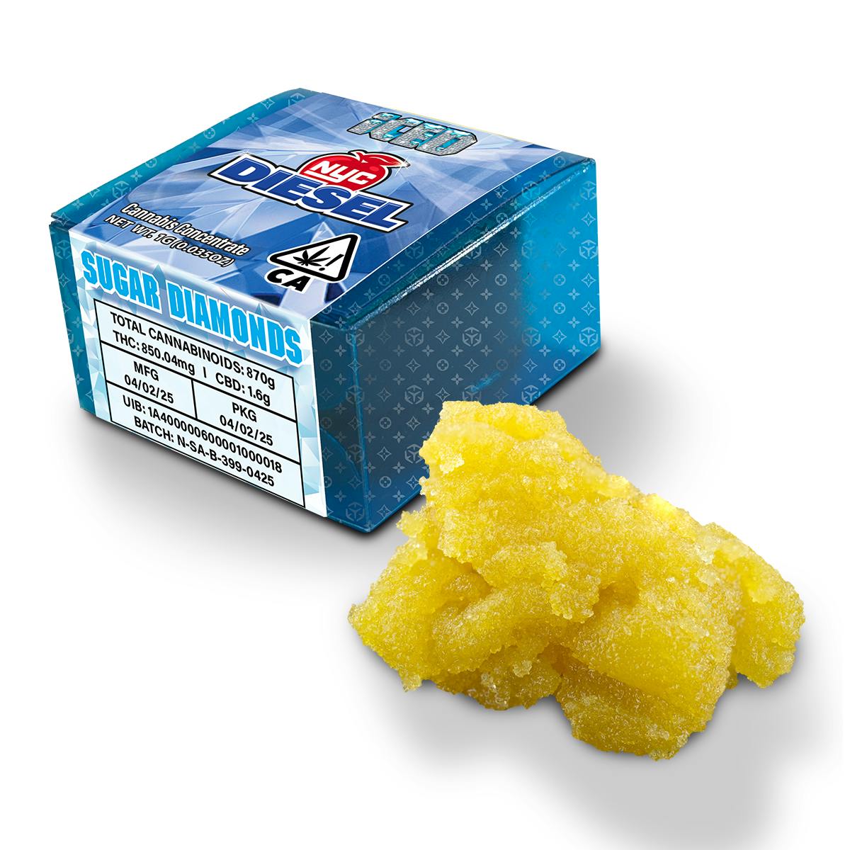 Iced NYC Diesel 1g Sugar Diamonds 76%