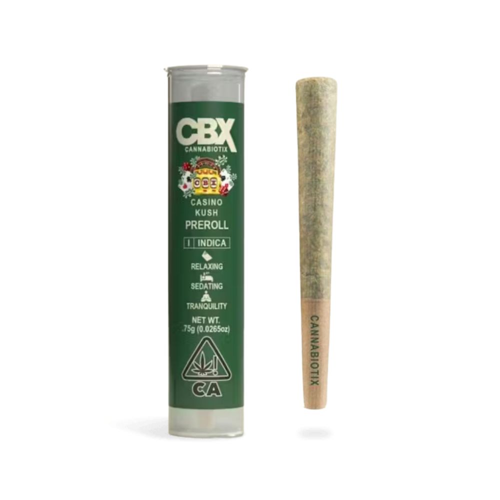 Cannabiotix Casino Kush .75g Top Shelf Preroll 27%
