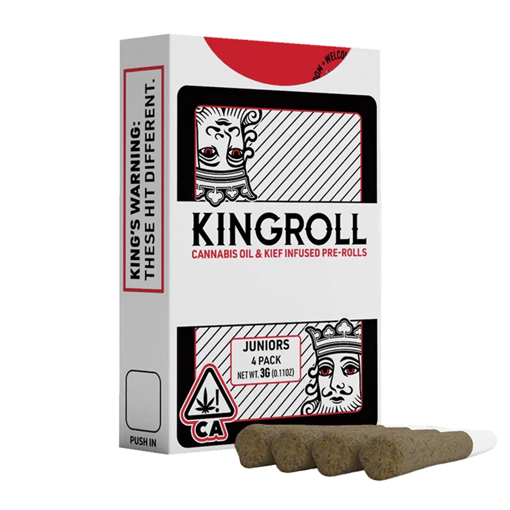 Kingroll Juniors Moonbow x Rainbow Belts 0.75g 4pk Infused Prerolls 44%